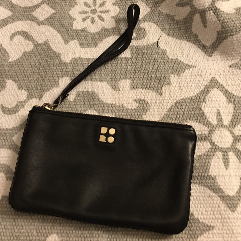 Sold🎉Kate Spade black leather wrislet